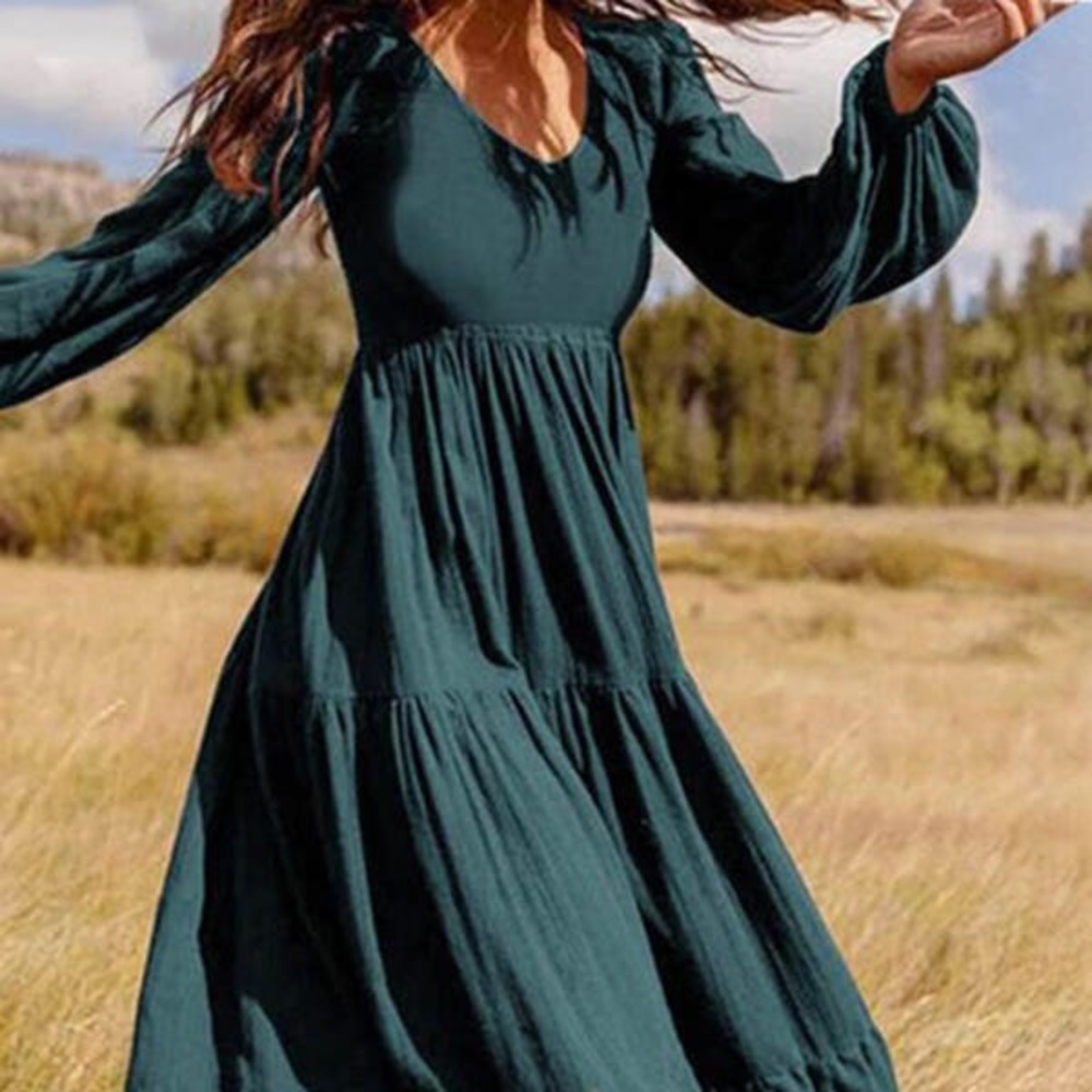 Sheilay Flowy Maxi Dress by Vencano